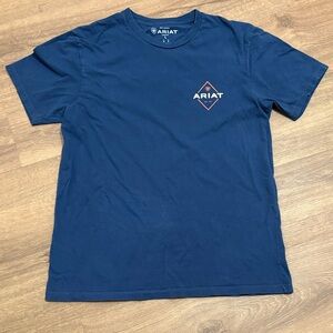 Ariat Navy Blue T-Shirt Size Large